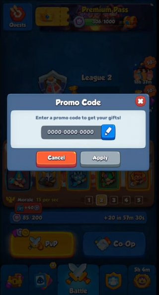 Rush Royale promo codes