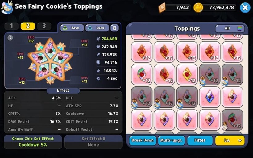 Sea Fairy Cookie resonant toppings