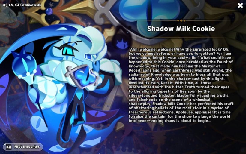 shadow milk cookie story