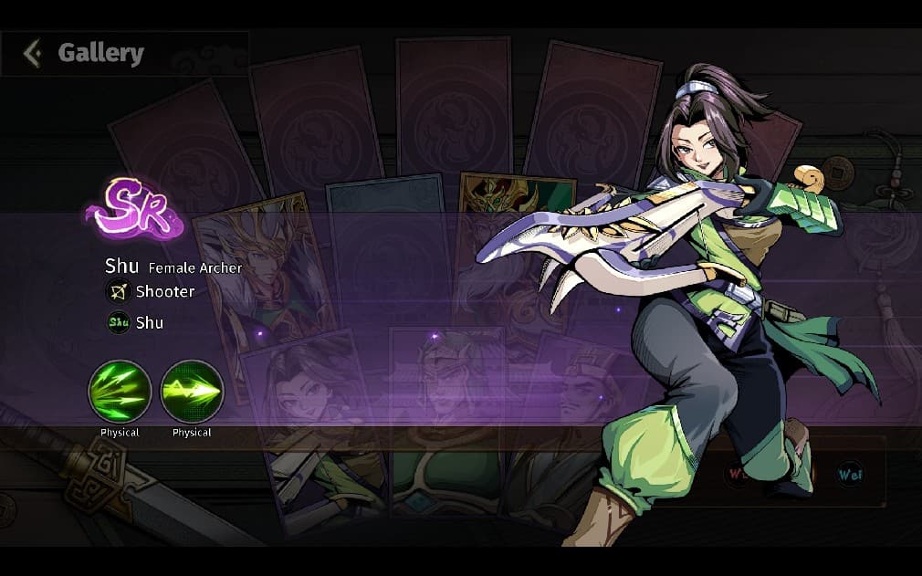 female archer used as fodder for other heroes