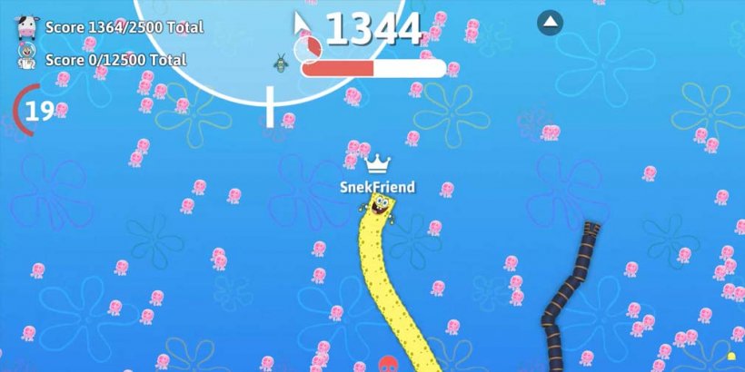 SpongeBob: Patty Pursuit debuts endless mode, with special themed crossovers in Snake.io+ and Crossy Road Castle