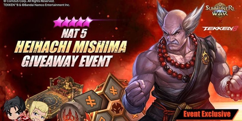 Summoners War kicks off its newest collab with Tekken 8 as update goes live