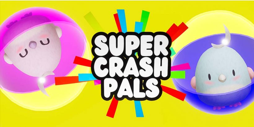 Super Crash Pals lets you crash into your friends to knock them off the arena as fast as you can, out now
