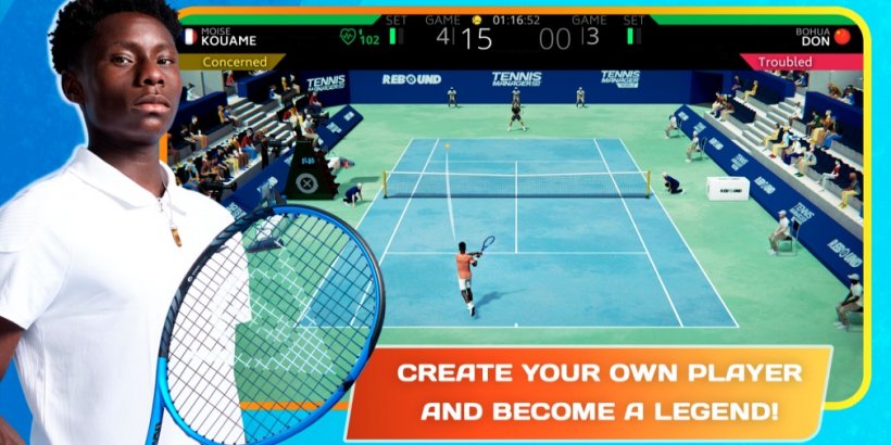 Tennis Manager 25: My Player is a career-driven tennis RPG that is now available for pre-registration on iOS and Android