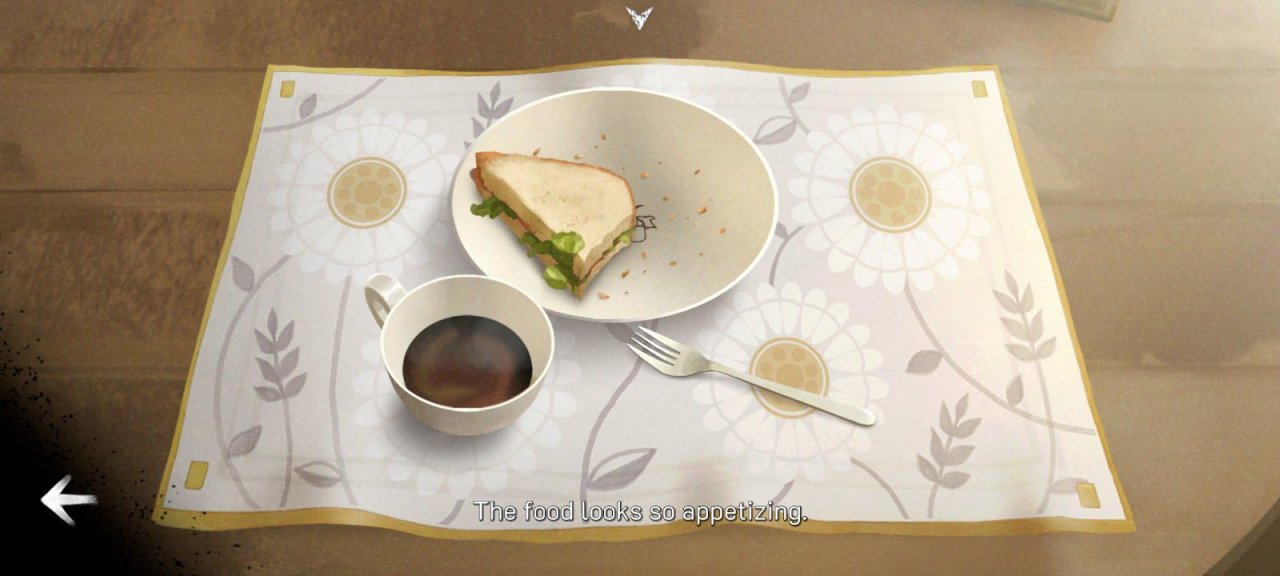 a half-eaten sandwich and a cup of coffee on a table