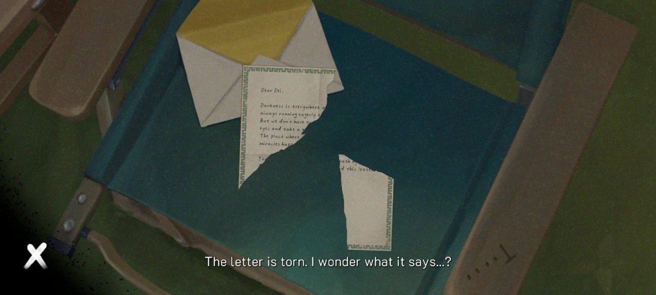 a torn letter