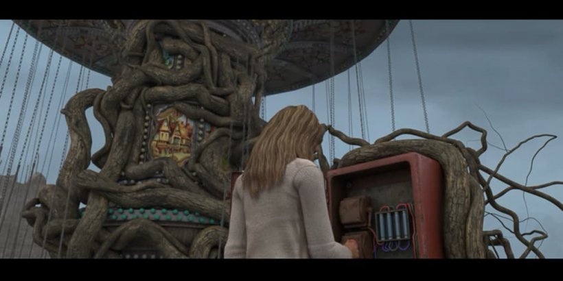 Holly fixing the power for the carousel