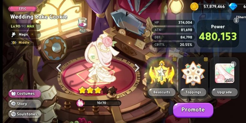 Cookie Run Kingdom: Wedding Cake Cookie Toppings and Beascuits guide
