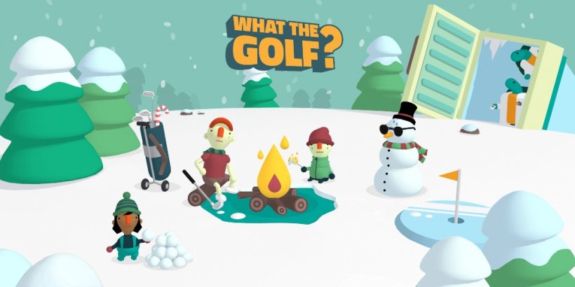 What the Golf?'s latest update introduces a host of winter-themed levels to the popular Apple Arcade title