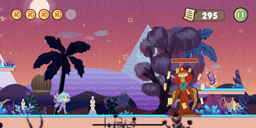 Boss fight in Winged